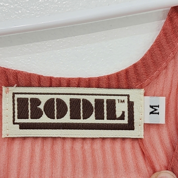 Bodil Women's Poly Chiffon Pleated Midi Dress - M - Picture 3 of 7